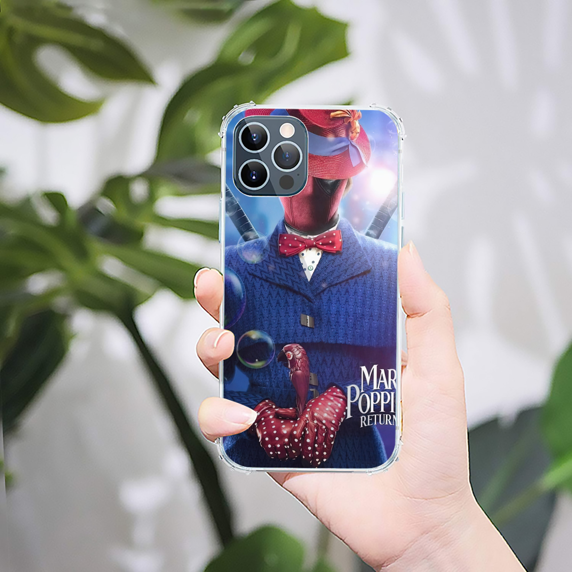 （画像用） Deadpool デッドプール 【iPhone 12シリーズ対応】透明スマホケース（クリアソフトケース）